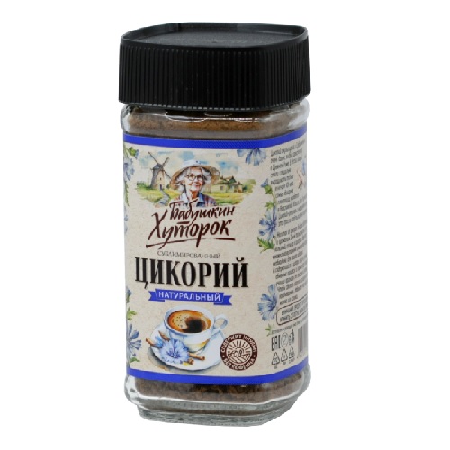 Бабушкин хуторок цикорий, сублимированный, стекло, 100 гр Бабушкин хуторок цикорий, сублимированный, стекло, 100 гр